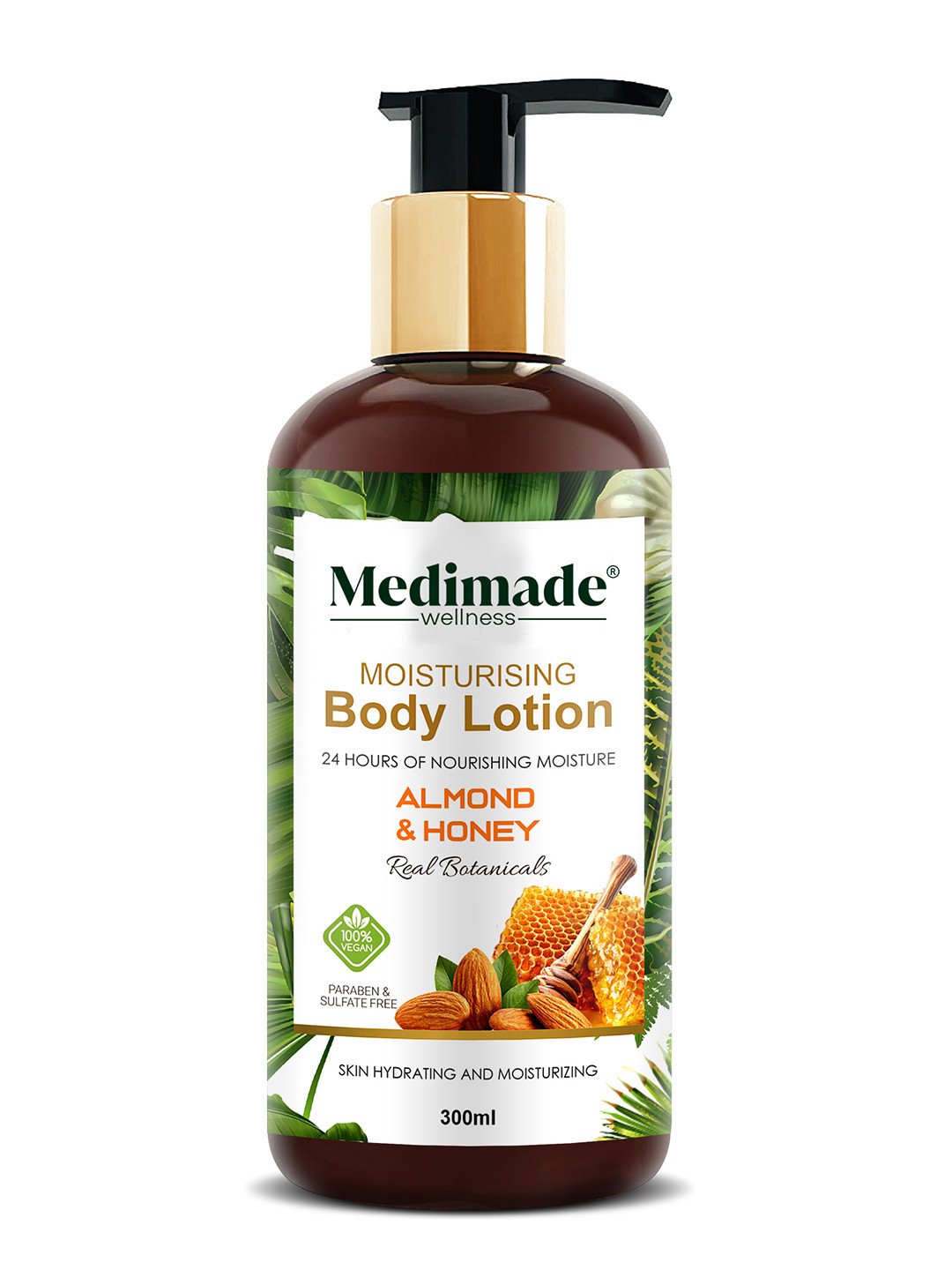 Medimade Almond and Honey Moisturising Body Lotion - 300 ml