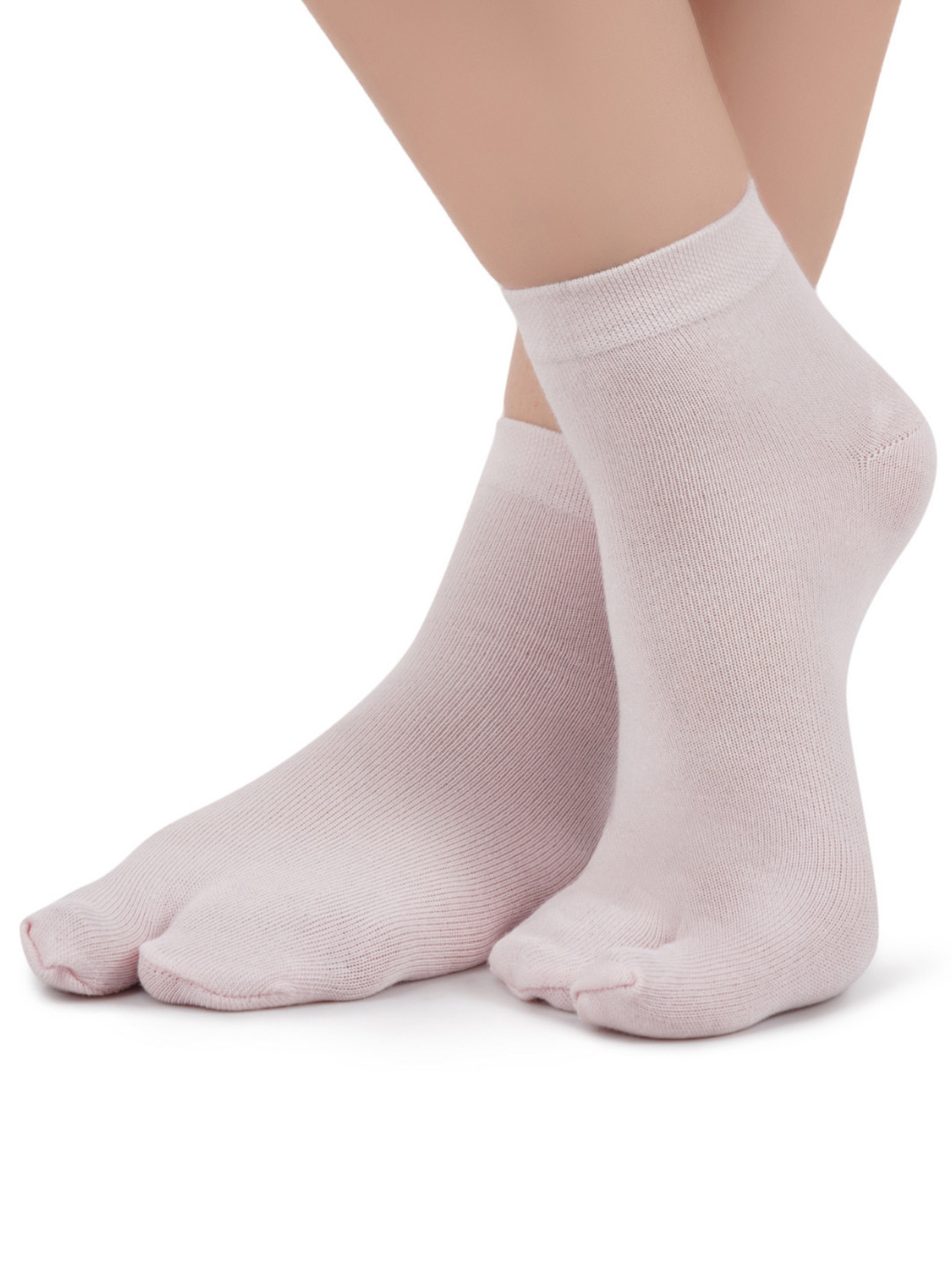 N2S NEXT2SKIN Women Pack Of 3 Pink Low Ankle Length Cotton Thumb Socks