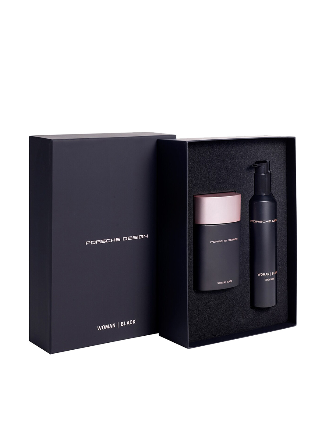 Porsche Women Set of Black Eau de Parfum & Body Milk 300 ml