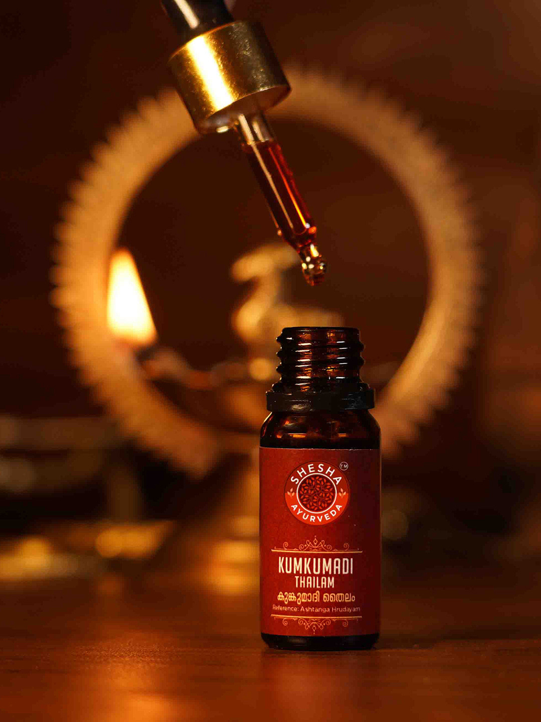 SHESHA AYURVEDA Kumkumadi Thailam Ayurvedic Night Treatment Serum 5 ml
