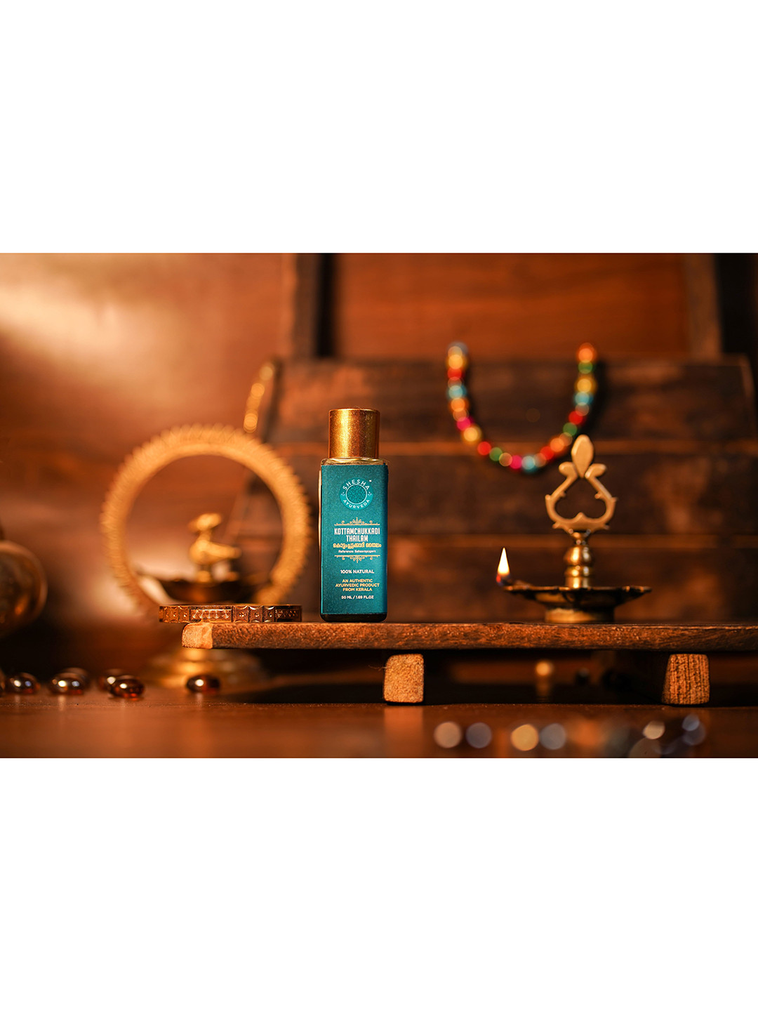 SHESHA AYURVEDA Kottamchukkadi Thailam Pain Relief Massage Oil 50 ml