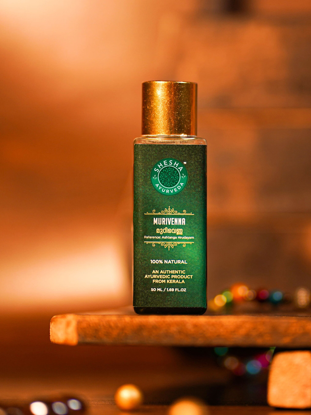 SHESHA AYURVEDA Murivenna 100% Natural Pain Relief Oil 50 ml