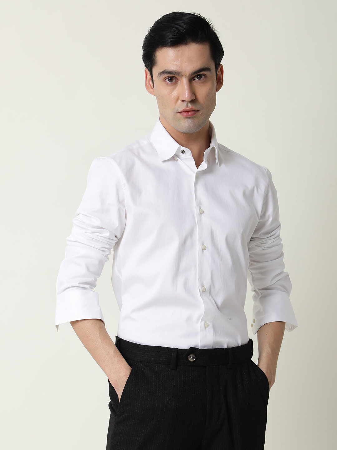 RARE RABBIT Men Como Slim Fit Shirt