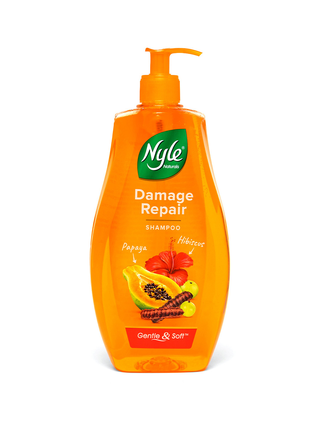 Nyle Naturals Damage Repair Anti-Hairfall Shampoo with Shikakai & Hibiscus 400 ml