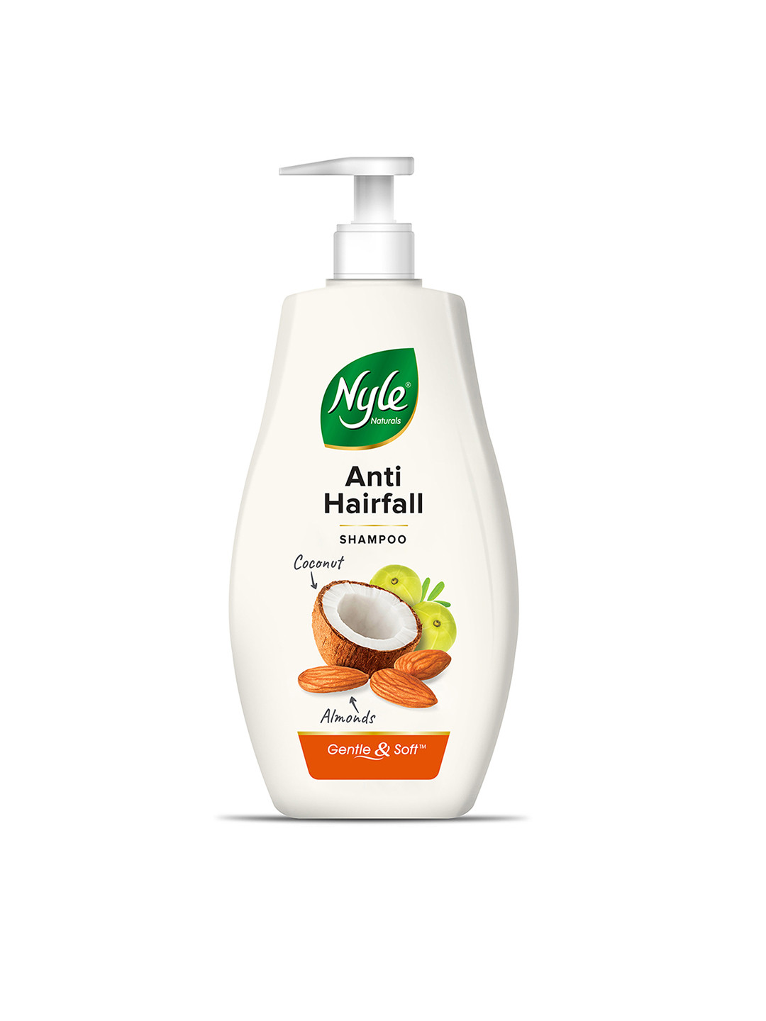 Nyle Naturals Strong & Healthy Anti-Hairfall Shampoo with Almonds & Green Sprouts 800 ml