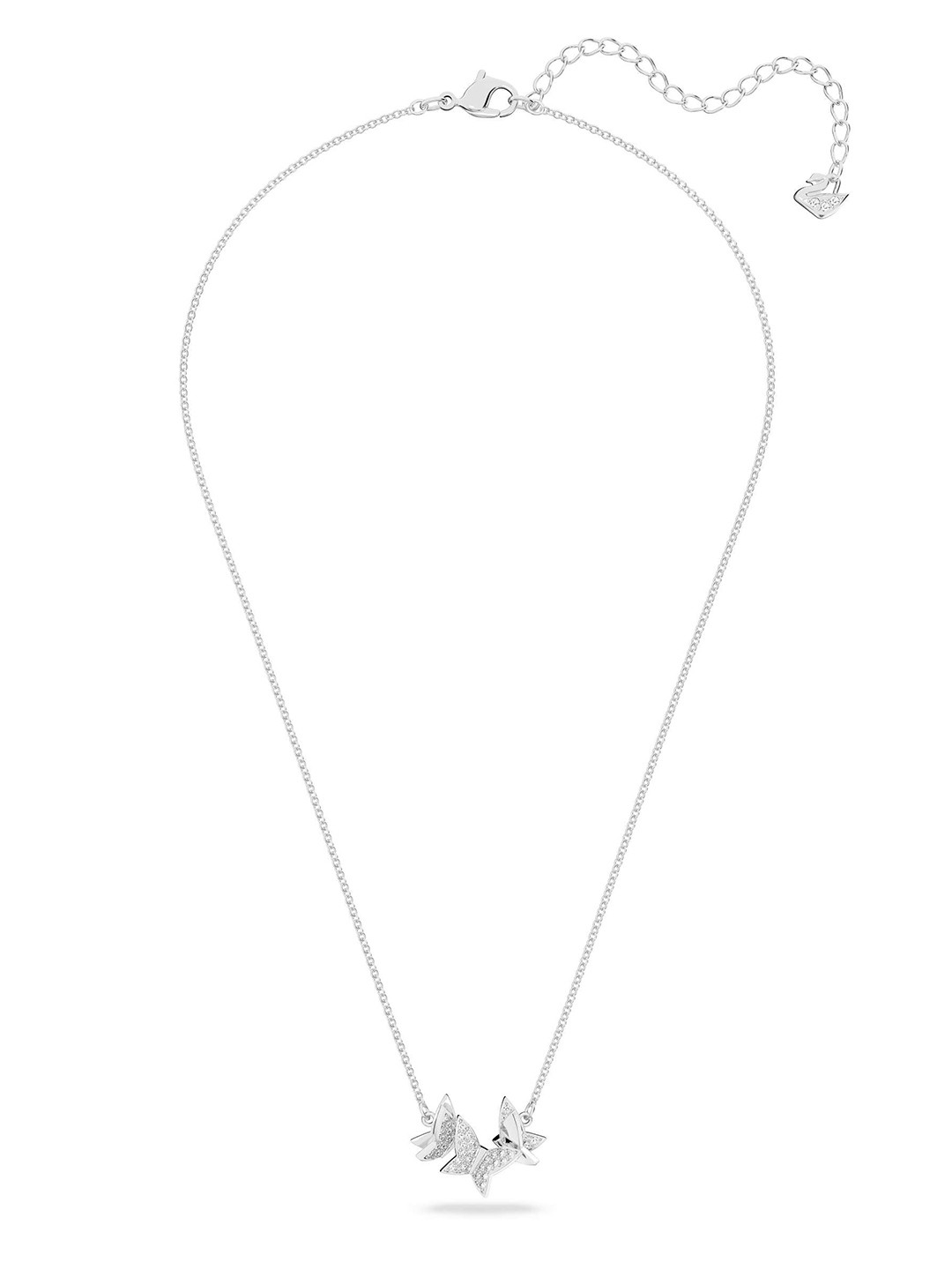 SWAROVSKI White Rhodium-Plated Chain