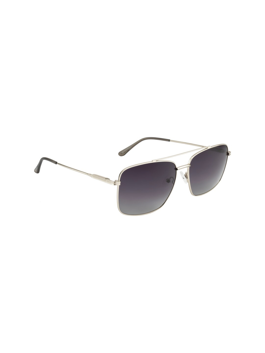 OPIUM Men Grey Lens Silver-Toned Square Sunglasses Polarised UV Protected Lens OP-1915-C04