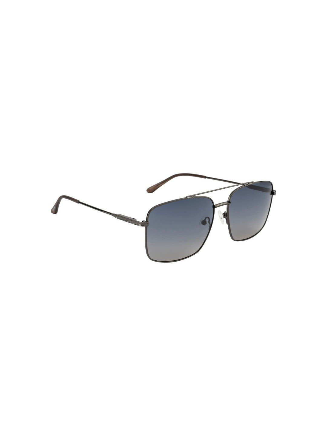 OPIUM Men Grey Lens & Gunmetal-Toned Square Sunglasses OP-1915-C03