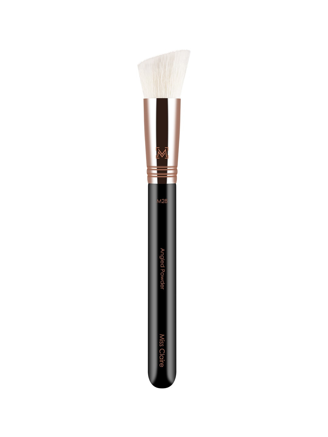 Miss Claire M28 - Angled Powder Brush - Rose Gold-Toned & Black