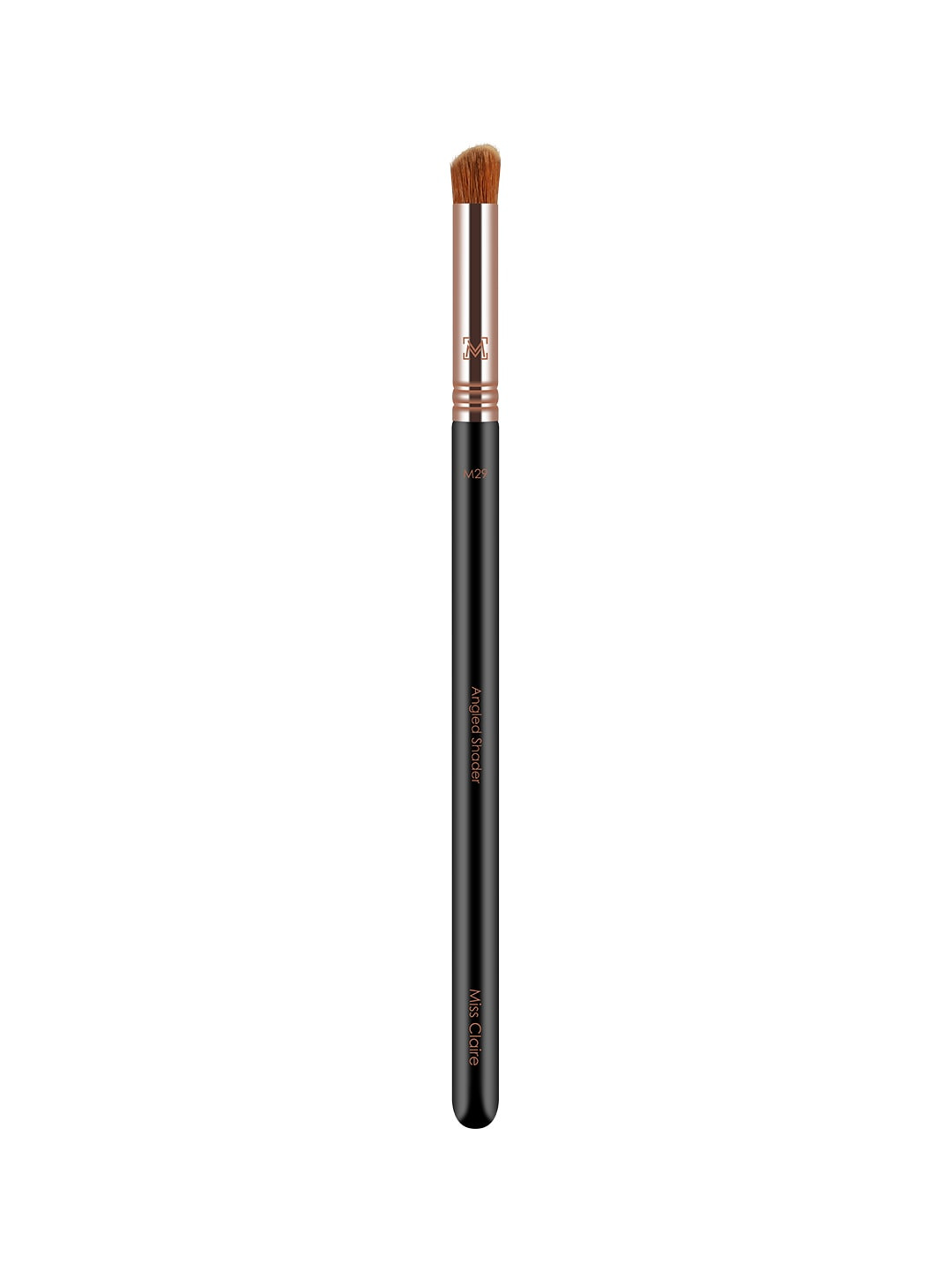 Miss Claire Angled Shader Brush - M29 Black & Rose Gold Toned