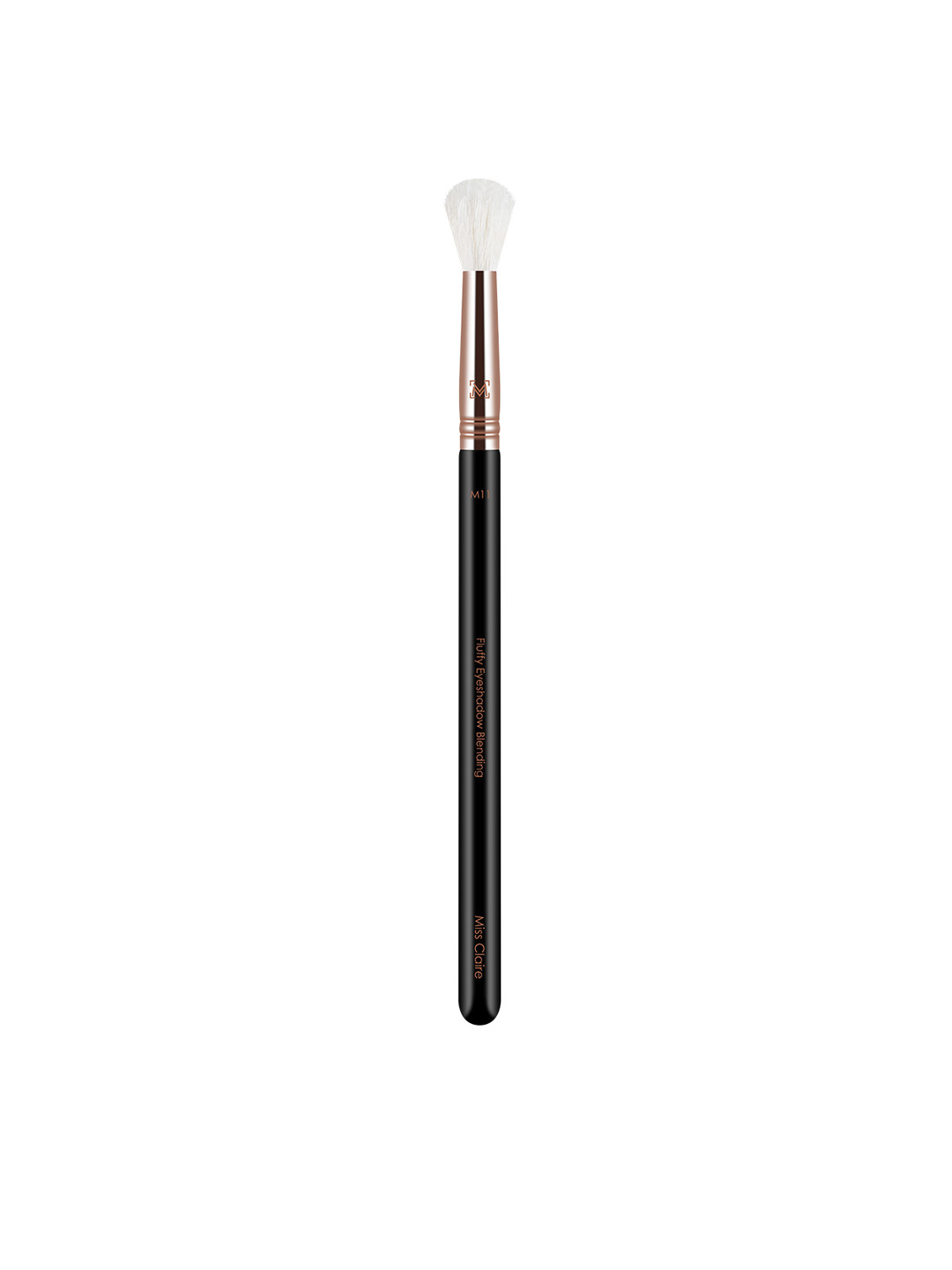 Miss Claire Fluffy Eyeshadow Blending Brush - M11 Black & Rose Gold-Toned