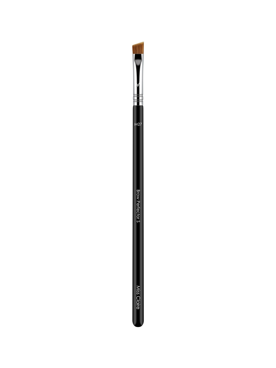 Miss Claire M27 - Brow Perfector Brush (S) - Silver-Toned & Black