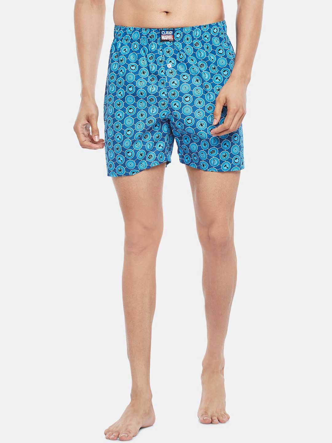 Ajile by Pantaloons Men Blue Printed Cotton Boxers 8905500250844