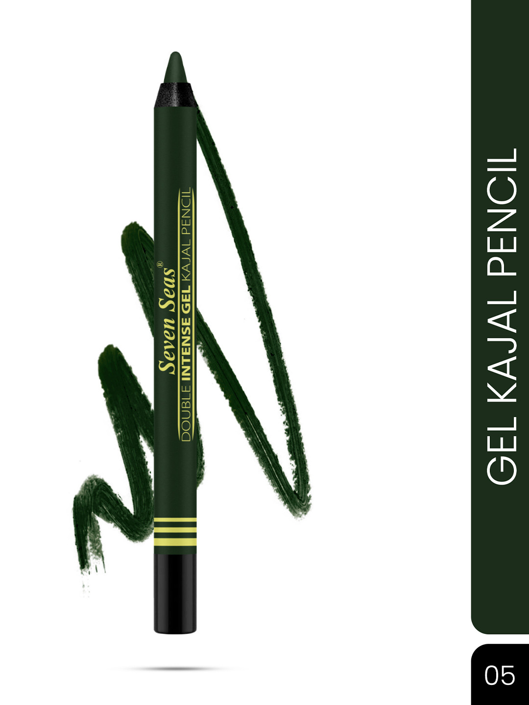 Seven Seas Double Intense Non Transfer Gel Color Kajal - Green 05