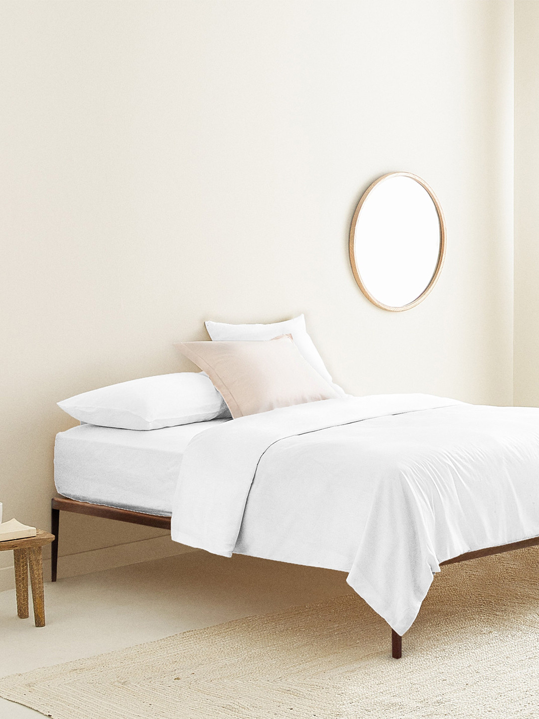 THE BABY ATELIER Kids Off-White Single Organic Duvet Cover