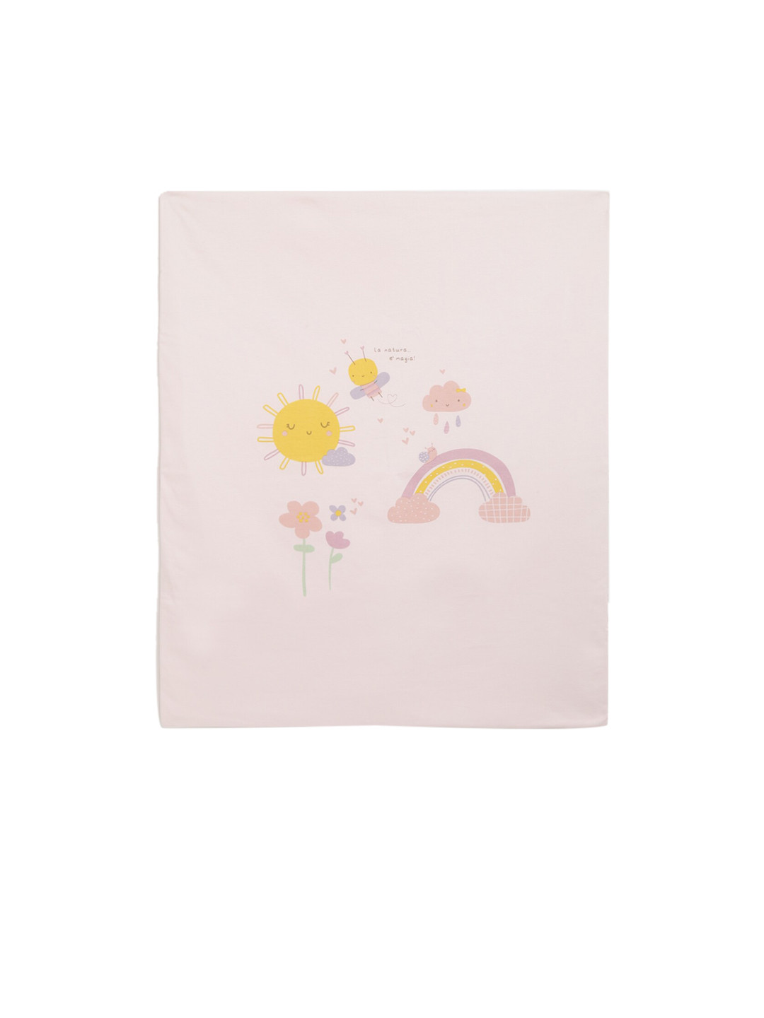 Chicco Kids Pink Printed Blanket With Removable Cover