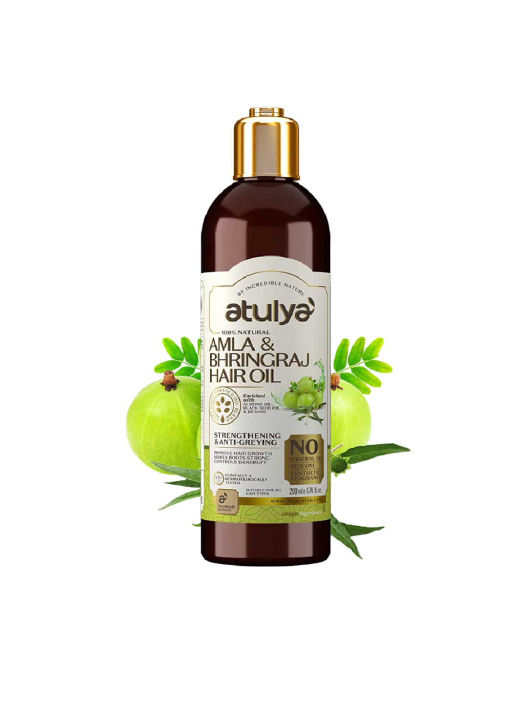 Atulya Amla & Bhringraj Hair Oil To Control Dandruff - 200 ml