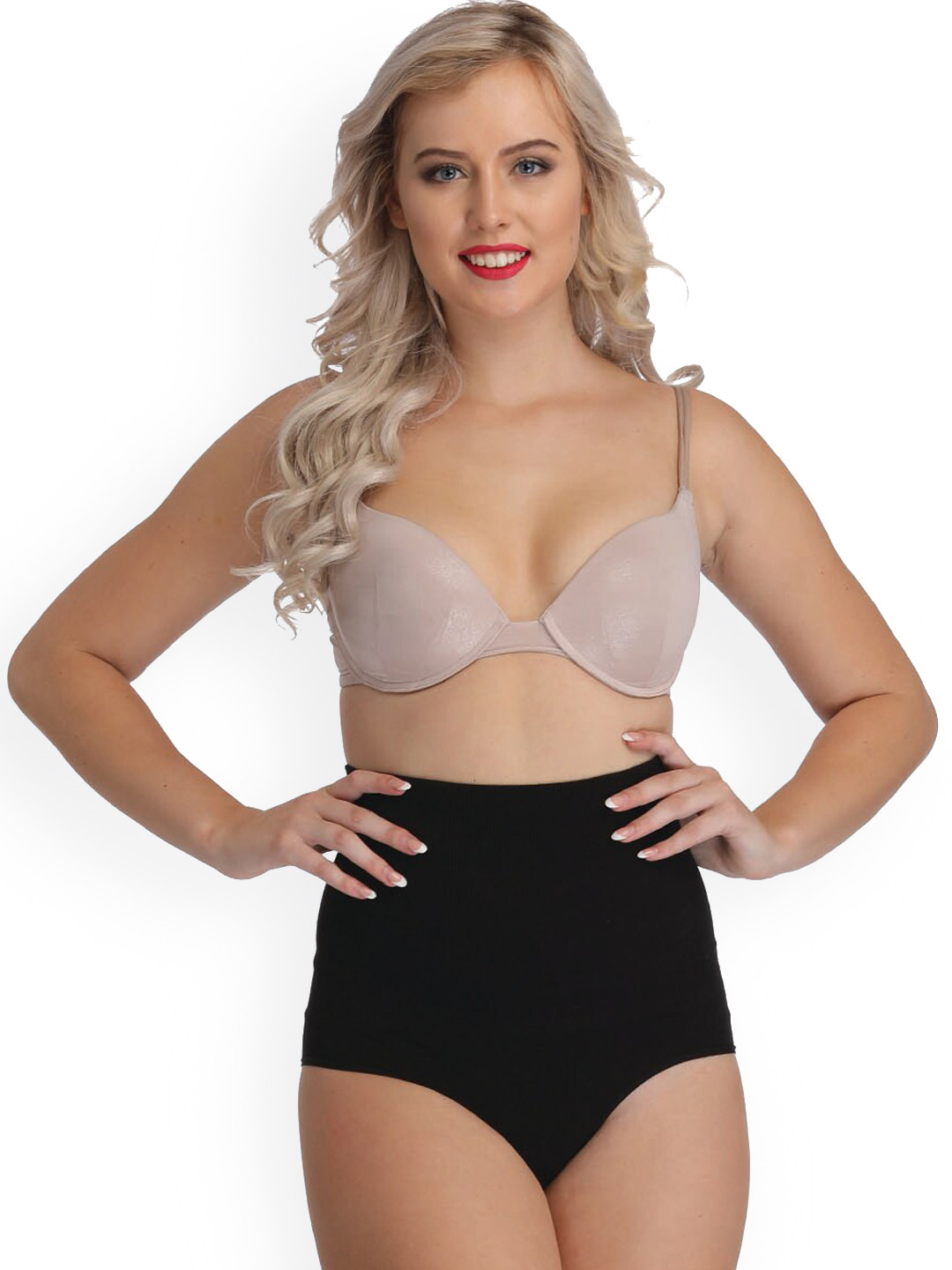 Reveira Women Black Solid Body Shaper