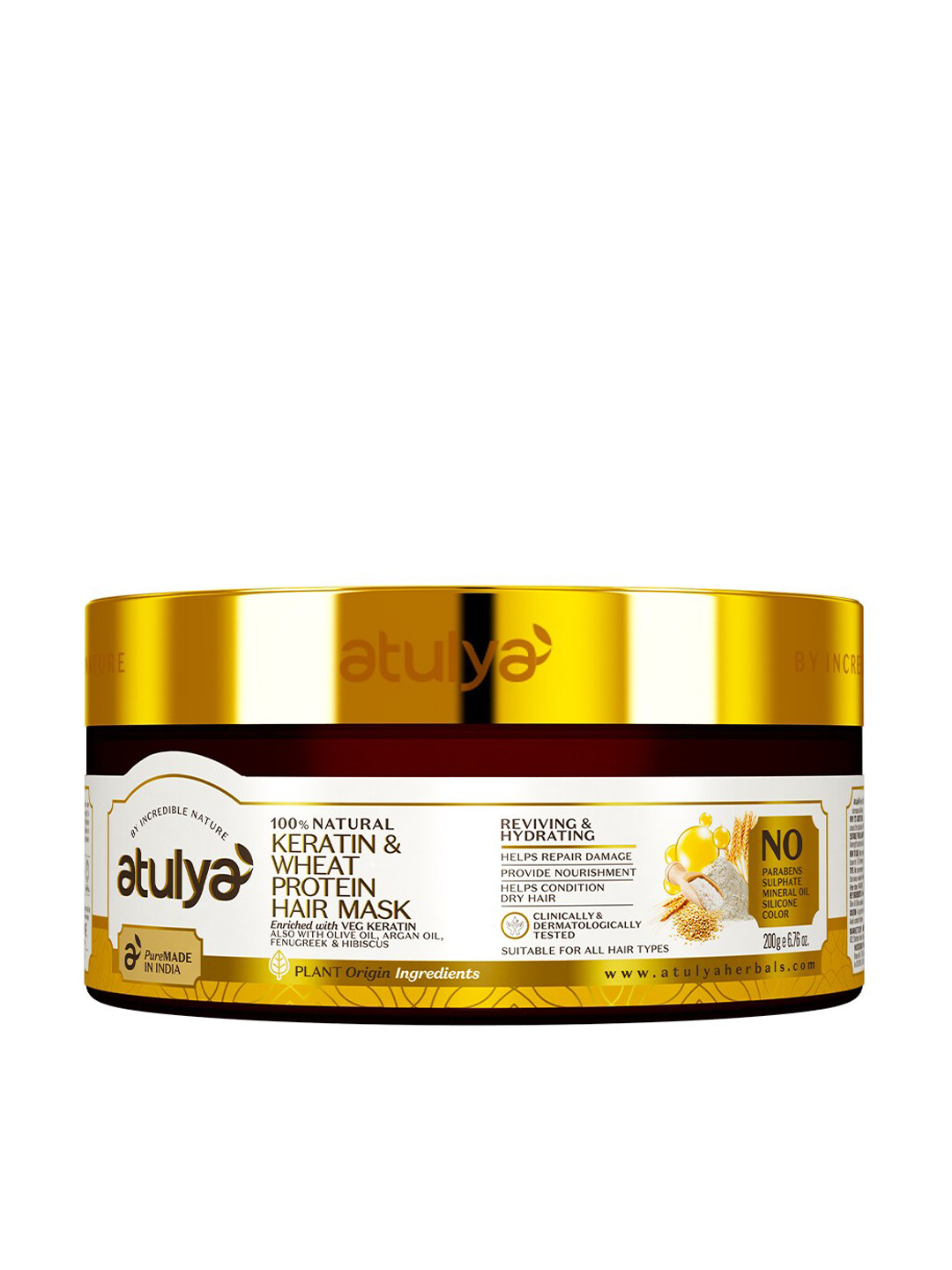Atulya Keratin & Wheat Protein Hair Mask 200 g