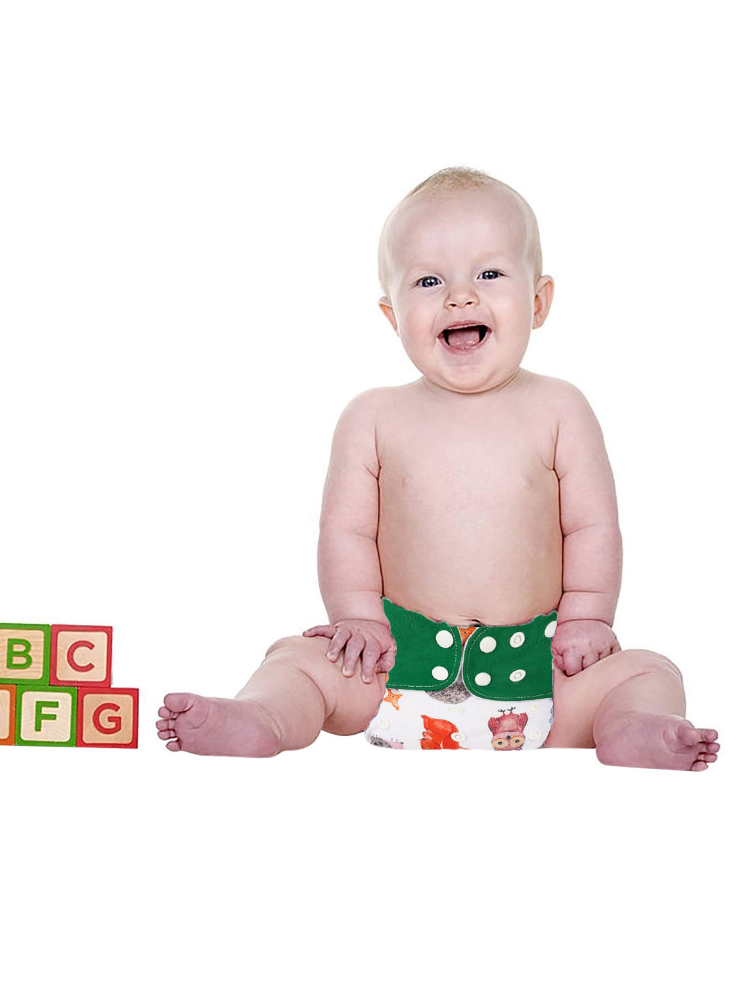 GUCHIGU Kids Multicolor Cloth Reusable Washable Diapers