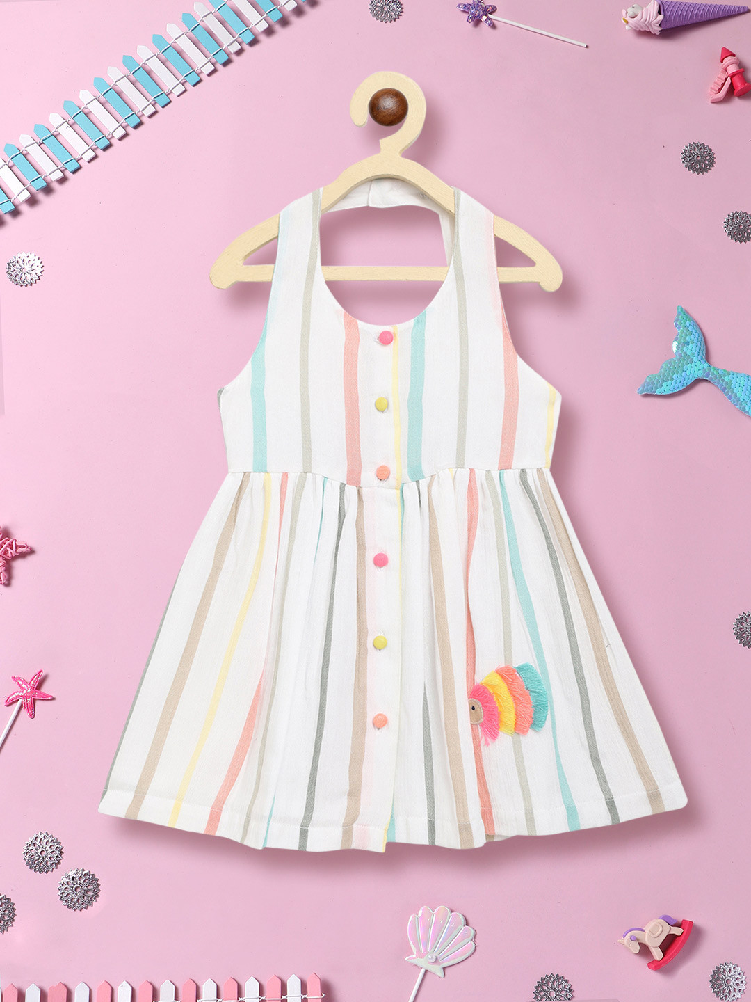 Nauti Nati Grils Multicoloured Striped Dress