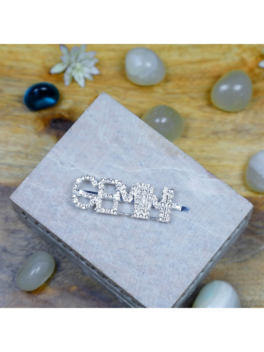 Arendelle Girls Silver-Toned Embellished Bobby Pins