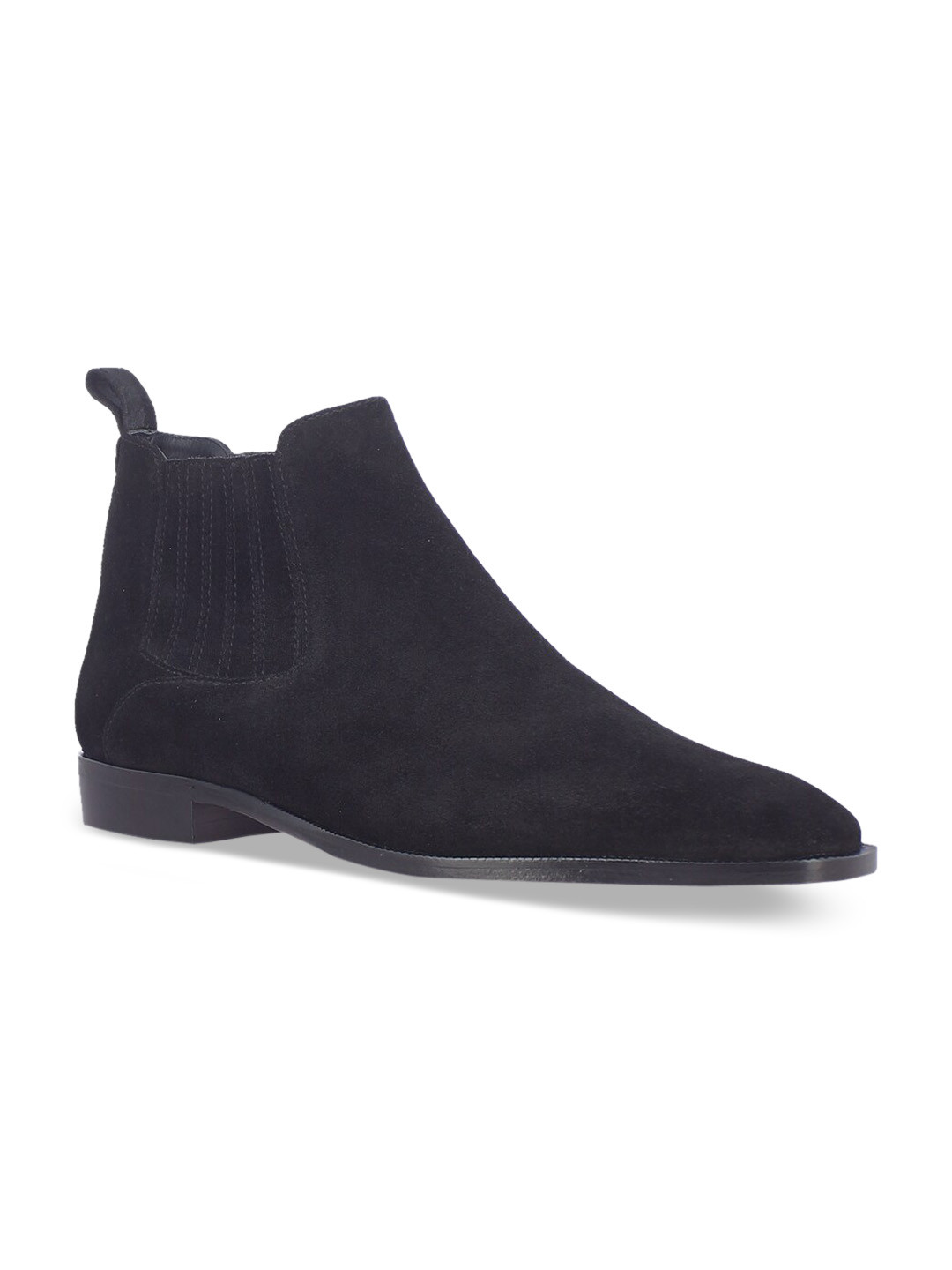 Saint G Men Black Suede Chelsea Boot