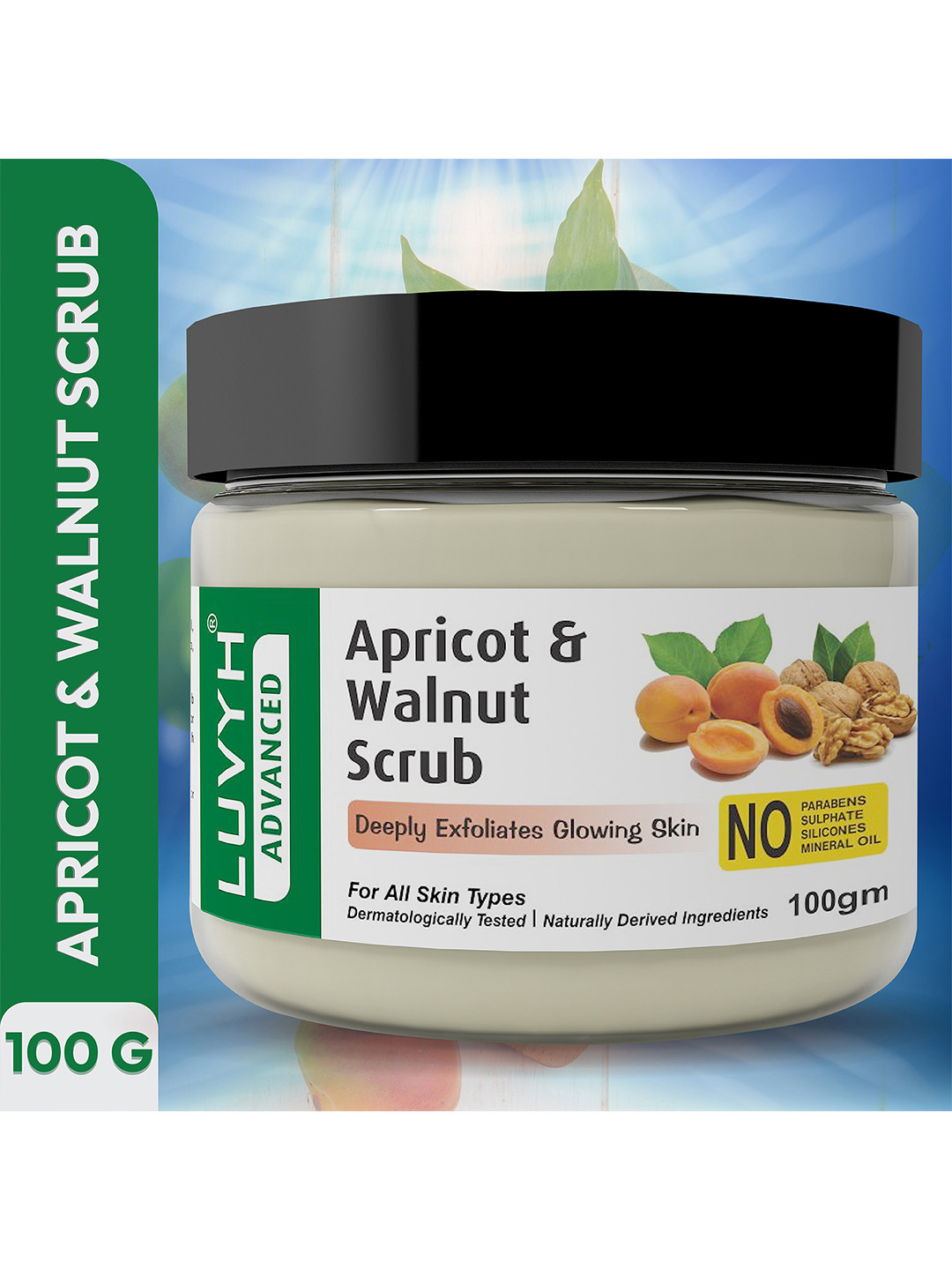 LUVYH Advanced Apricot & Walnut Scrub 100 g