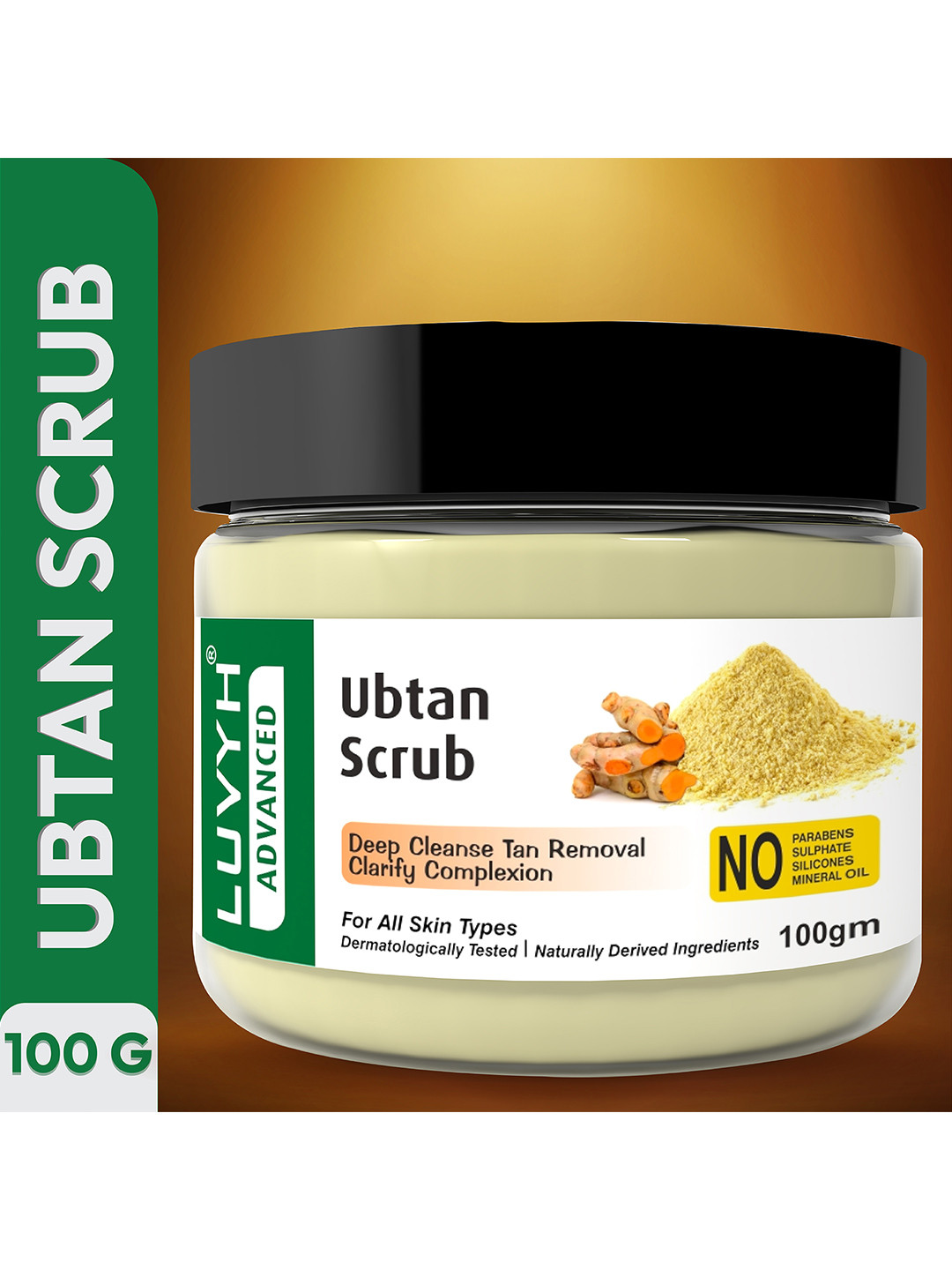 LUVYH Advanced Deep Cleanse & Tan Removal Ubtan Scrub 100 g