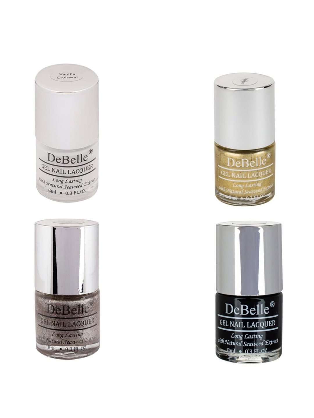 DeBelle Set of 4 Yumberry Pastels Gel Nail Lacquers - 8ml each