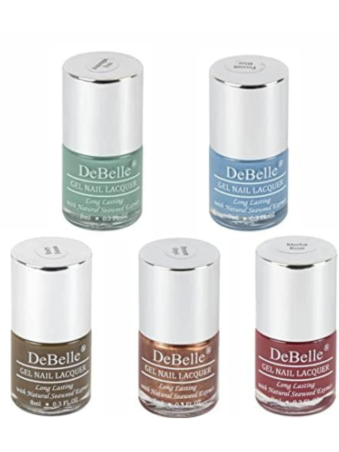 DeBelle Set of 5 Magic Apple Pastels Gel Nail Polish - 8ml Each