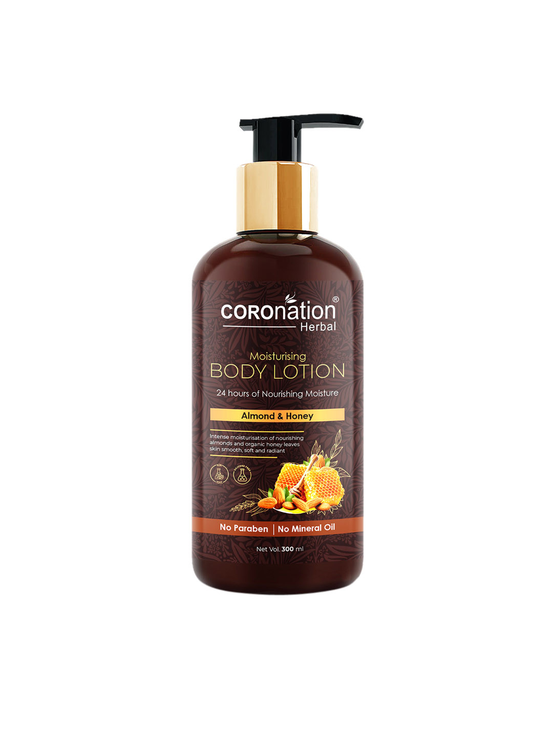 COROnation Herbal Almond & Honey Moisturising Body Lotion - 300 ml