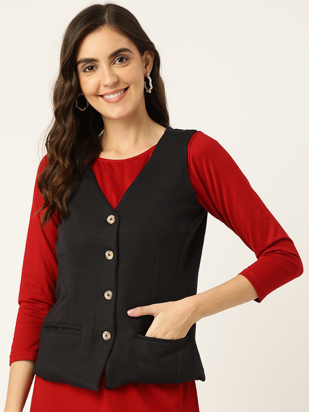 BRINNS V-Neck Knitted Waistcoat
