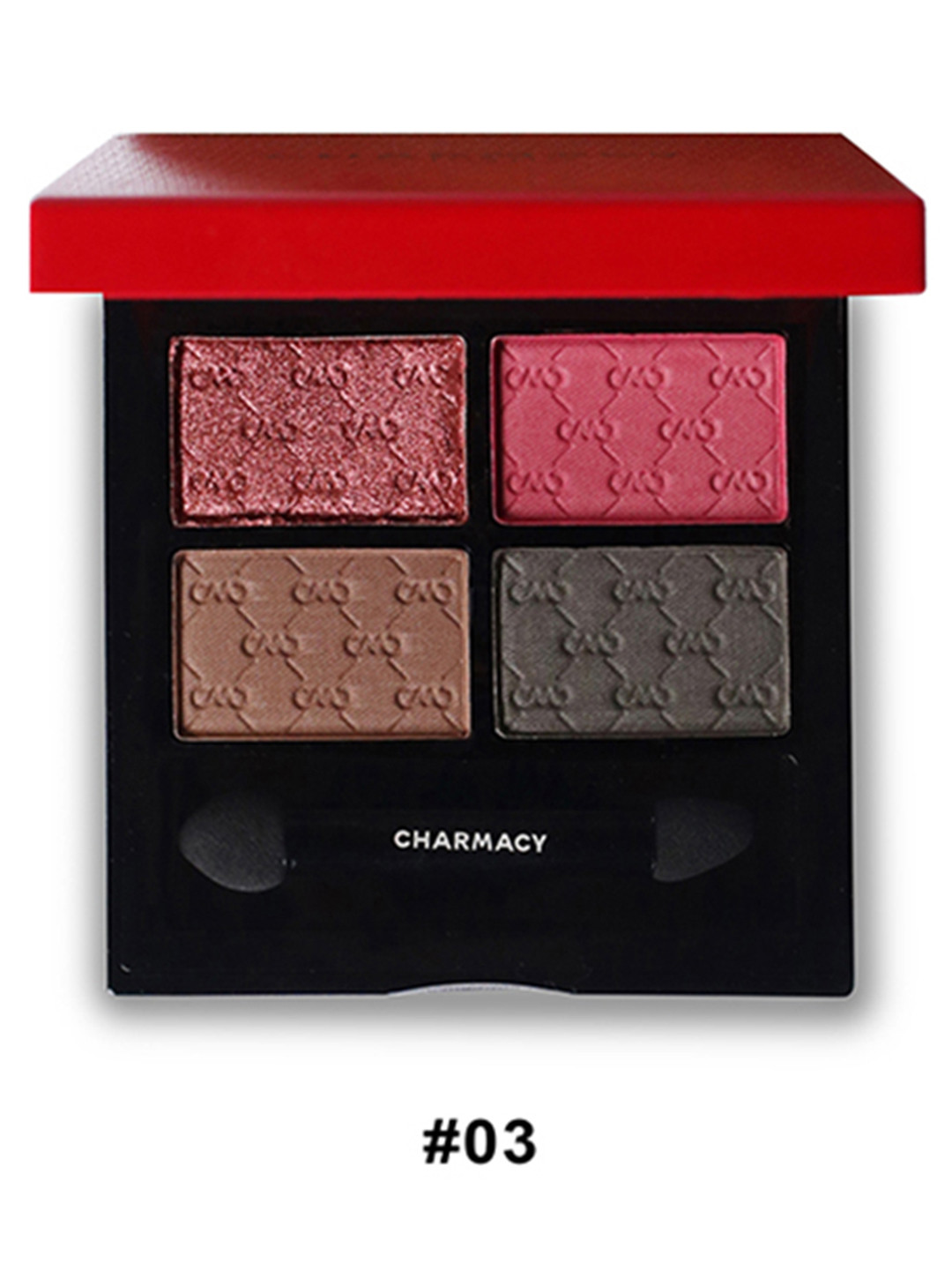 Charmacy Milano Gradient Metallic Soft Texture Vegan Mini Eyeshadow Palette 7.2g - 03