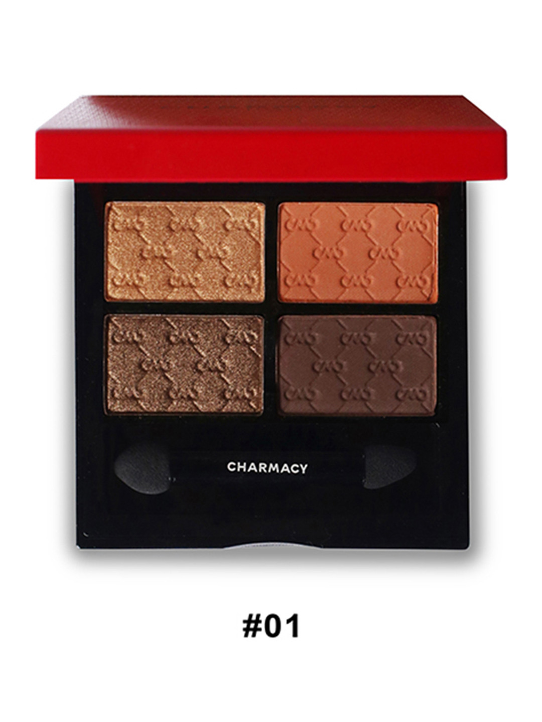 Charmacy Milano Gradient Metallic Soft Texture Vegan Mini Eyeshadow Palette 7.2g - 01