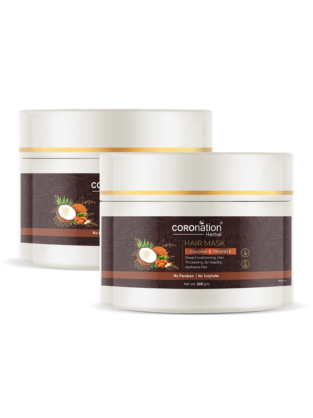 COROnation Herbal Set Of 2 Coconut Milk Hair Mask