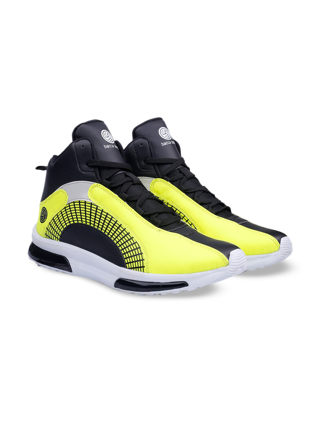 bacca bucci Men Green Colourblocked Sneakers