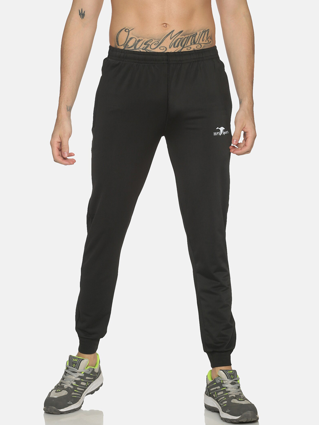 HPS Sports Men Black Solid Joggers