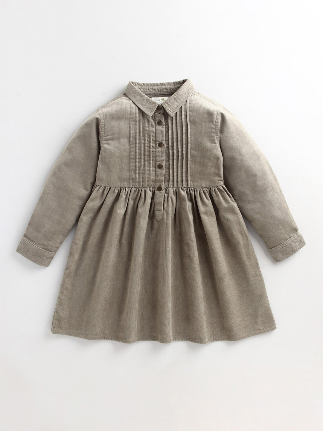 Cherry Crumble Green Shirt Marine Dweller Dress