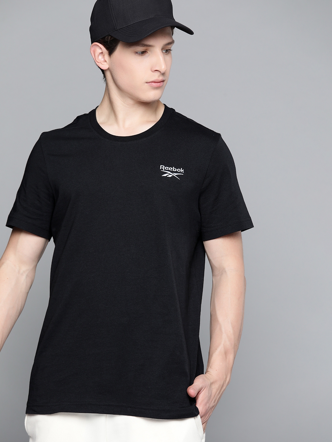 Buy Reebok Men Black Classic Pure Cotton Training T shirt Tshirts for Men 17002736 Myntra