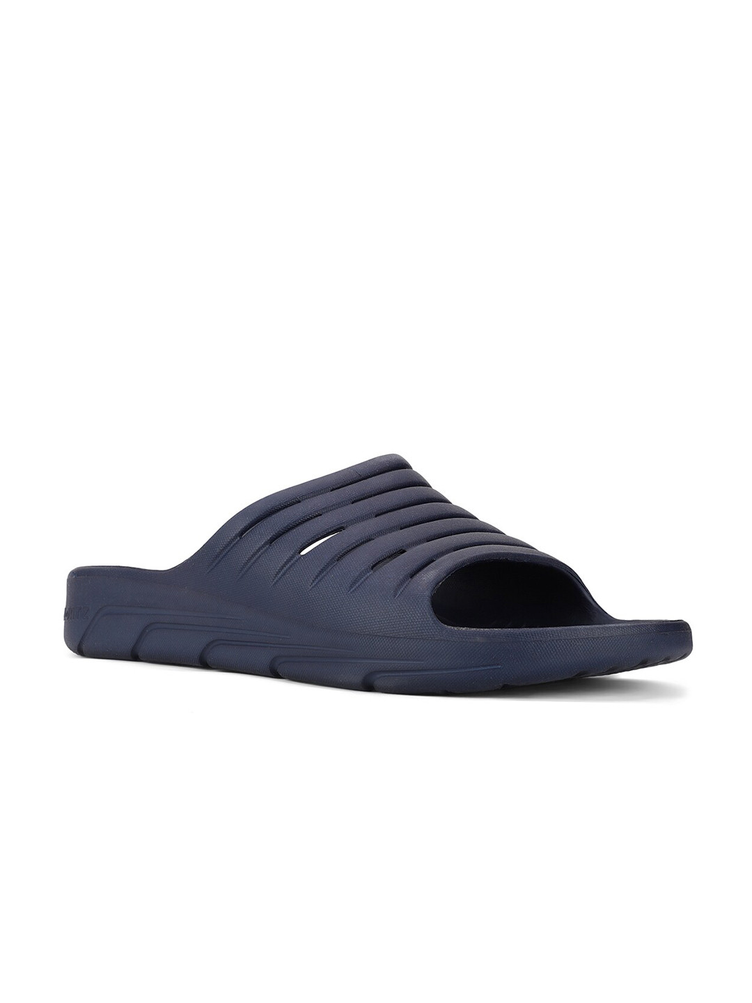 Floatz Men Blue Solid Sliders
