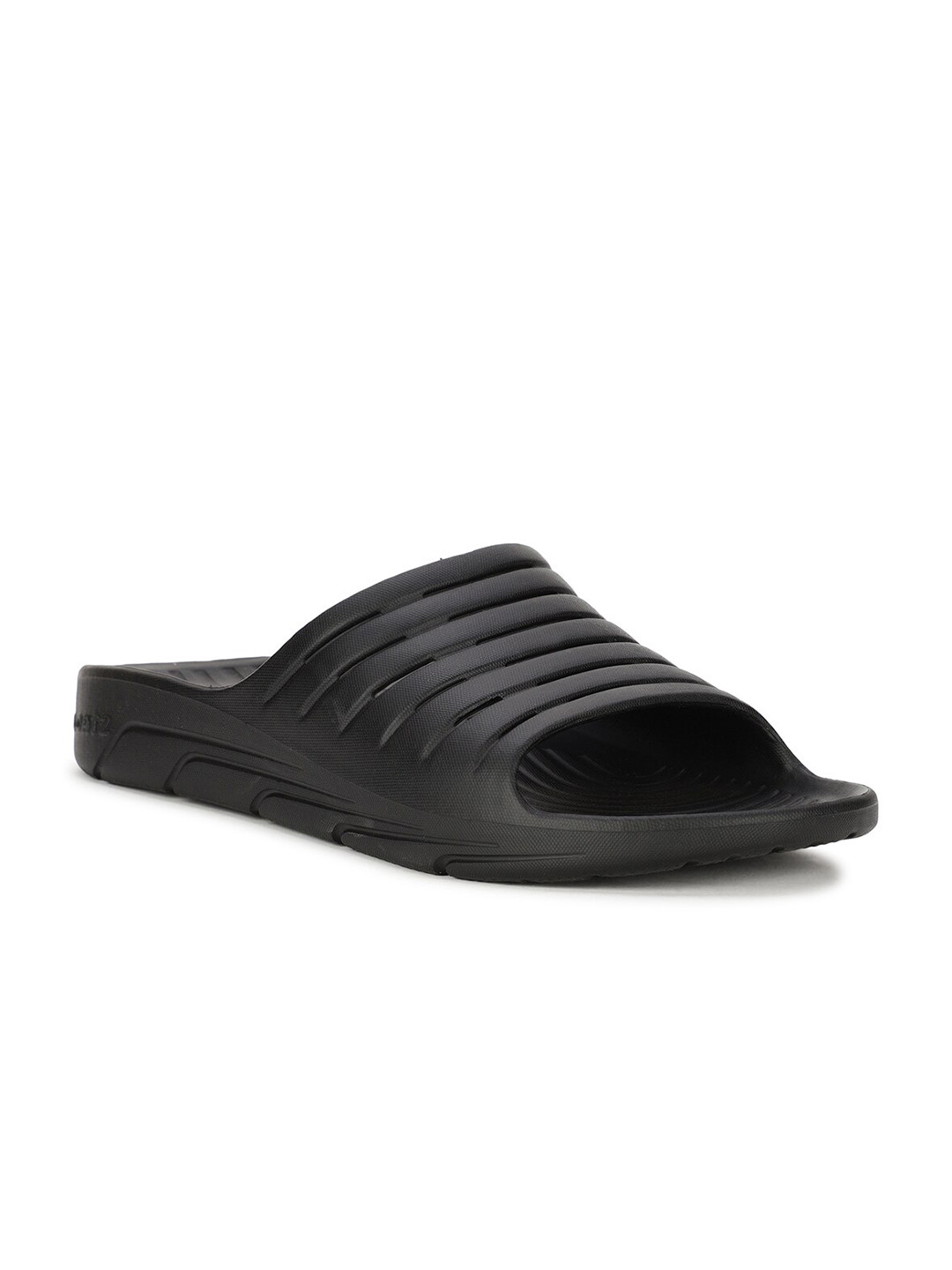 Floatz Men Black Sliders