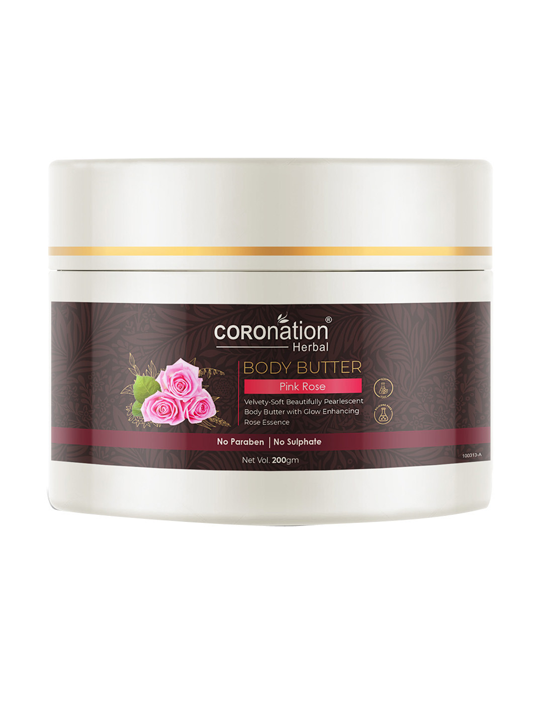 COROnation Herbal Pink Rose Body Butter Body Lotion 200 gm