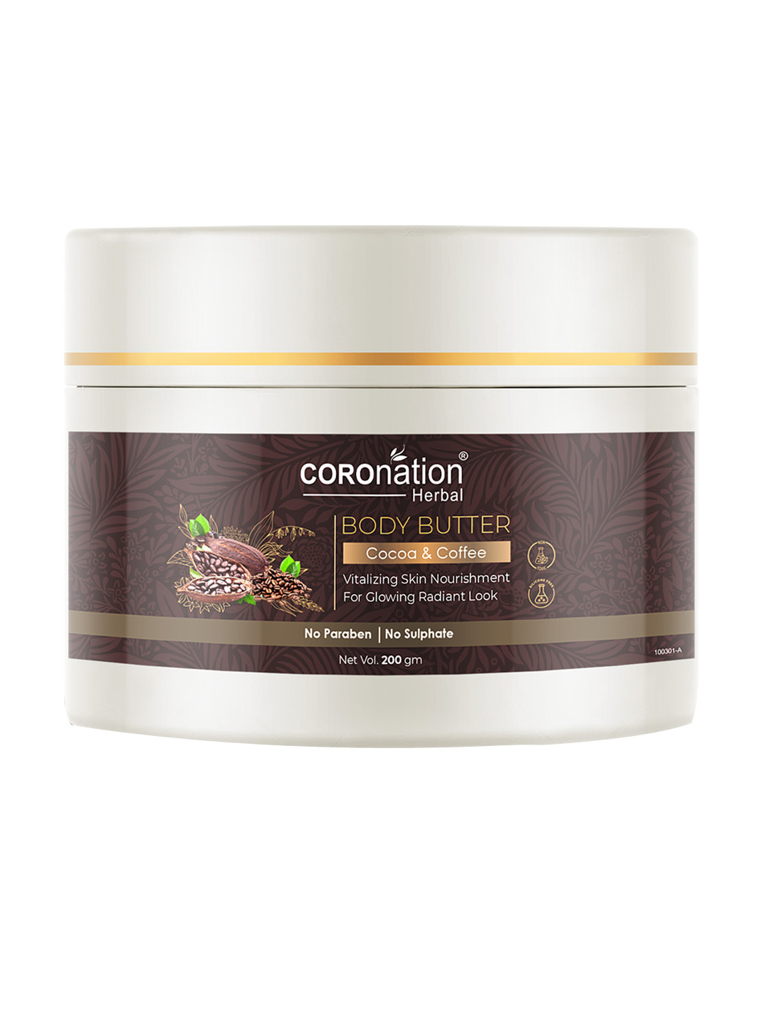 COROnation Herbal Cocoa & Coffee Body Butter Body Lotion 200 gm