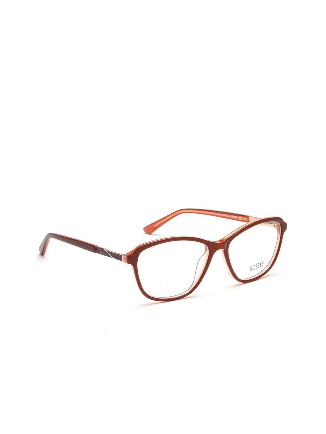 IDEE Women White & Brown Full Rim Frames
