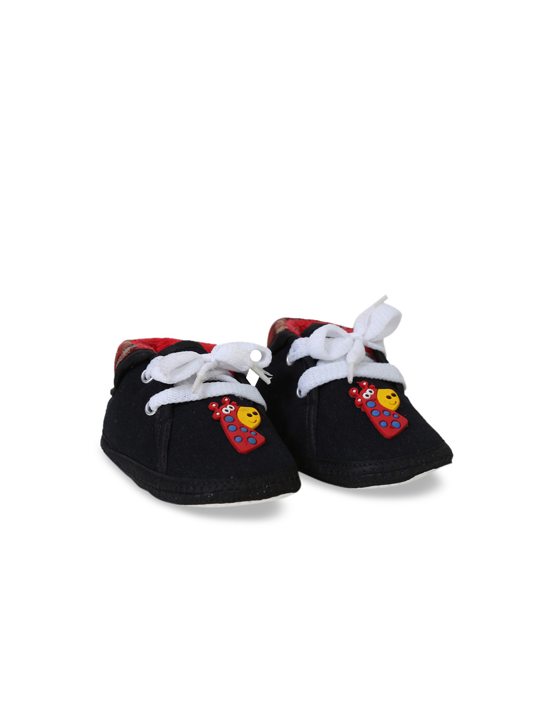 Butterthief Kids Black Woven Design Sneakers