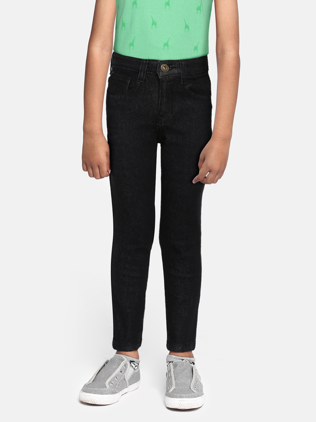 Killer Boys Black Slim Fit Clean Look Stretchable Jeans