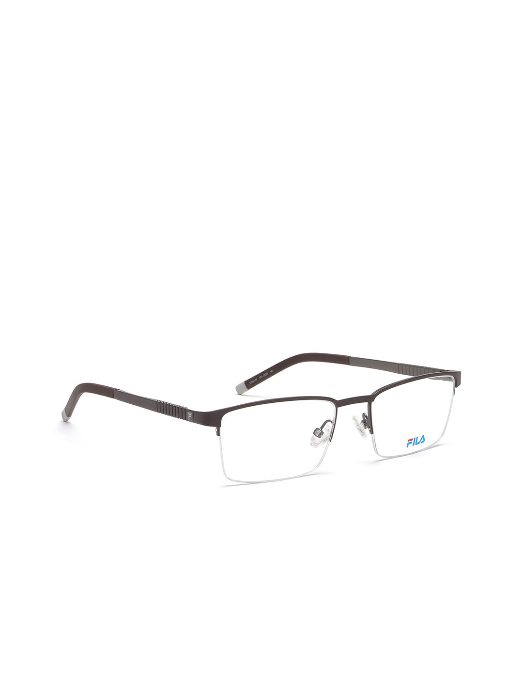 FILA Men Grey Half Rim Rectangle Frames