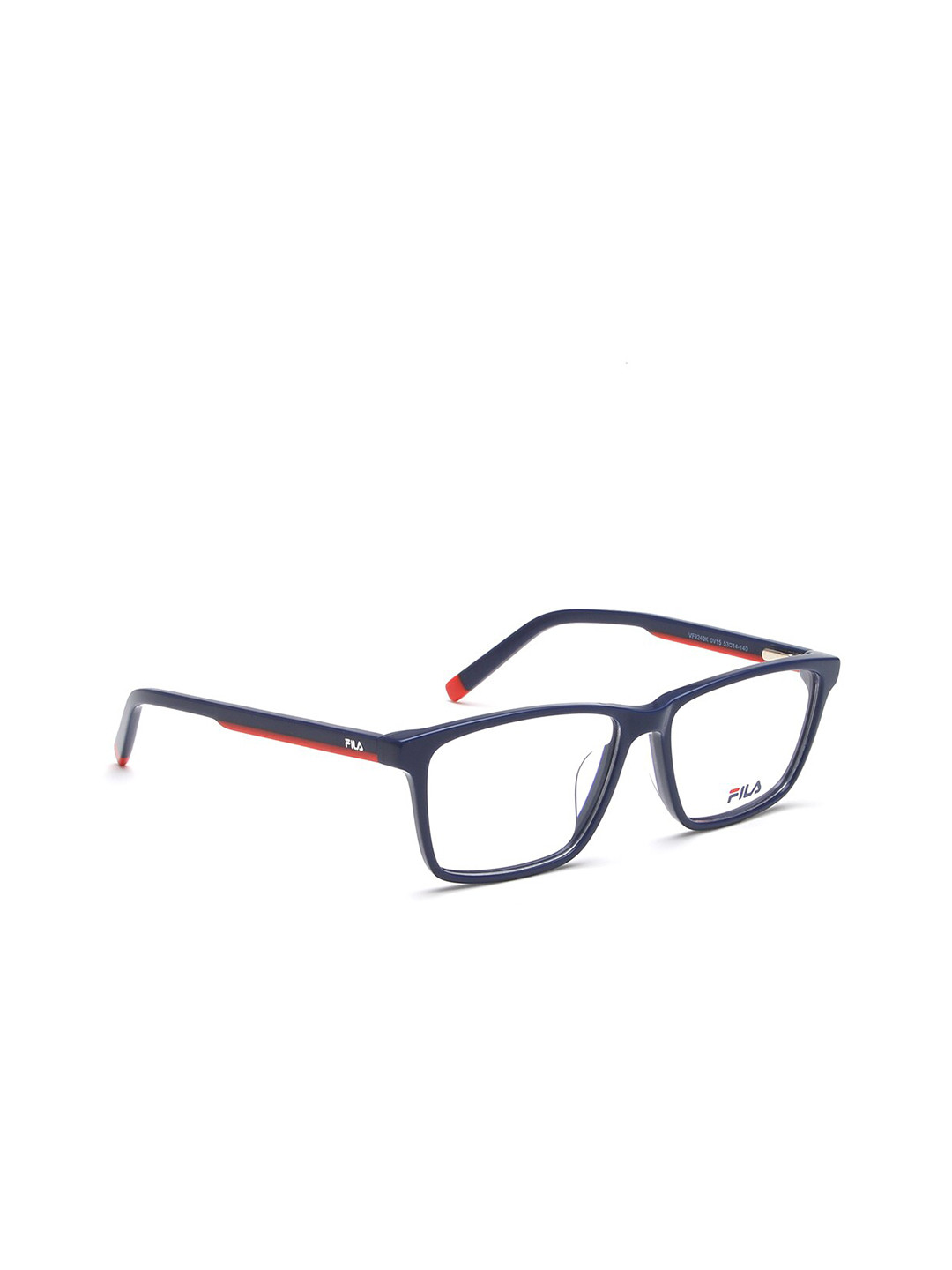 FILA Men Blue Solid Full Rim Rectangle Frames