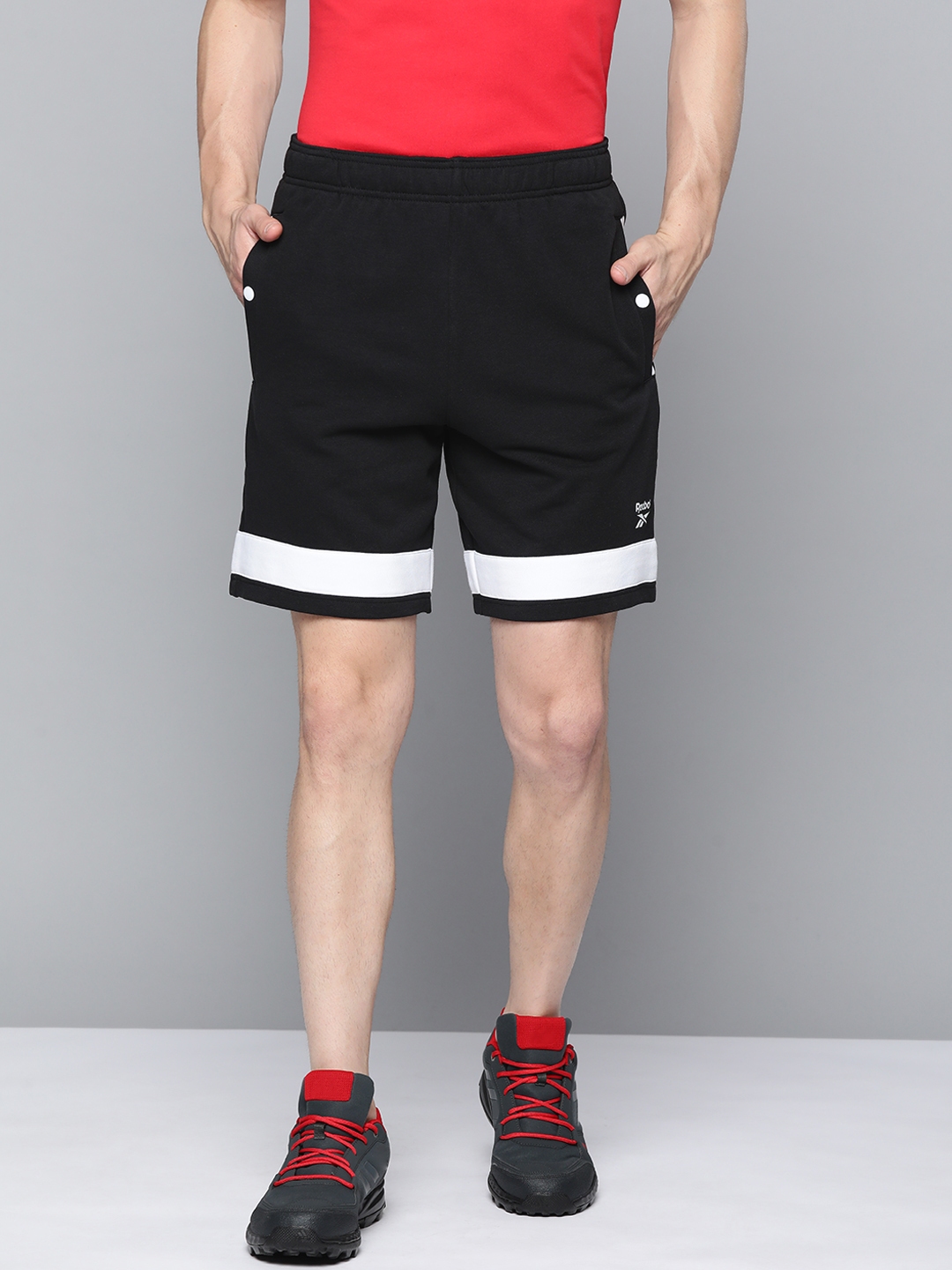 Buy Reebok Classic Men Black WCE Solid Shorts Shorts for Men